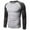 Gray, variant on Luxalzxs Active Long Sleeve Tops for Men Basic Casual Pullover T Shirts Quick Dry Moisture Wicking Sun Protection Workout Compression Shirts Raglan Sleeve Muscle Bodybuilding Running Fitness Tops