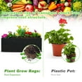 thumbnail image 5 of Elegant Choise 8 Gallon Fabric Raised Garden Reusable Square Large Grow Bag Fabric Pots Vegetable Planting Bag Pots Container with Handles for Plants Flowers Vegetables, 5 of 10