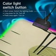 thumbnail image 2 of Lotus Leaves and Flowers RGB Gaming Mouse Pad Large Keyboard Mat Rubber Base 13 Light Modes, 2 of 6