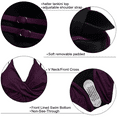 thumbnail image 6 of Firpearl Women's Tankini Swimsuits Twist V Neck Swim Top with Shorts Ruched Tummy Control Two Piece Bathing Suit, 6 of 6