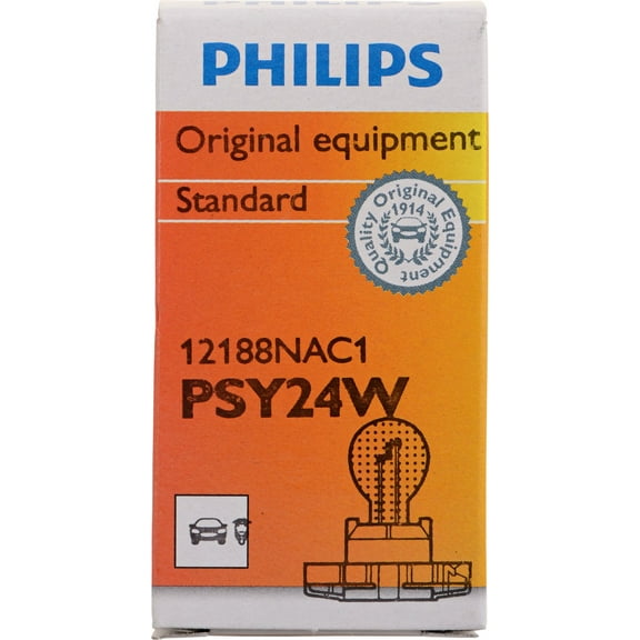 Philips Hipervision Bulb 12188Na, Amber, Push Type, Always Change In Pairs!