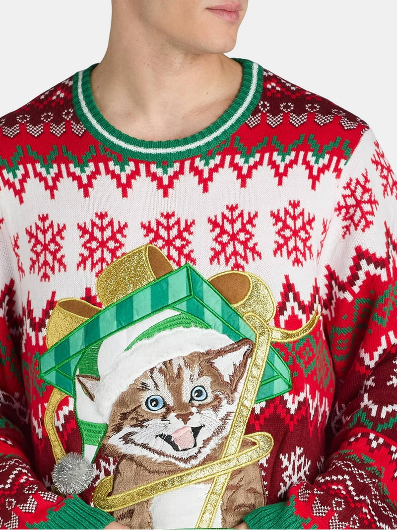 Holiday Time men's Ugly Christmas Sweater XS-3XL