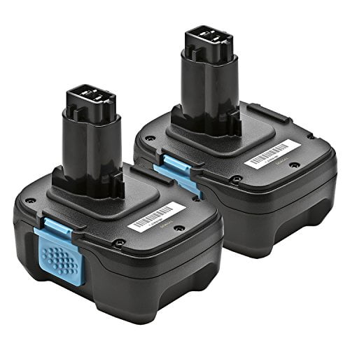 2 Pack ExpertPower Replacement Battery for De-Walt DC9182, DC9181, DC9180, 18V XRP Lithium Ion fits All Dewalt 18 Volt Tools