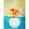 thumbnail image 3 of Bluebird Barn 15x18 Black Modern Framed Museum Art Print Titled - Forget Me Not Bouquet, 3 of 5