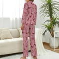 thumbnail image 3 of Top-kevin Cowboy Boots Cacti Women's Long-Sleeve Shirt And Full-Length Bottom Pajama Set, 3 of 6