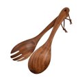thumbnail image 1 of Juego de 2 Piezas de Ensalada de Madera, Cuchara y Tenedor de Servir de Acacia para Cocina, Parrilla y Picnic, 1 of 4