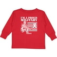thumbnail image 3 of Inktastic Proud Military Niece Red Friday Girls Long Sleeve Toddler T-Shirt, 3 of 5