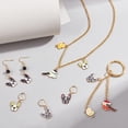 thumbnail image 4 of 12Pcs 4 Style Alloy Enamel Dog Charms Locking Stitch Makers with Golden 304 Stainless Steel Leverback Earring Findings Mixed Color 36mm Alloy+Enamel, 4 of 6