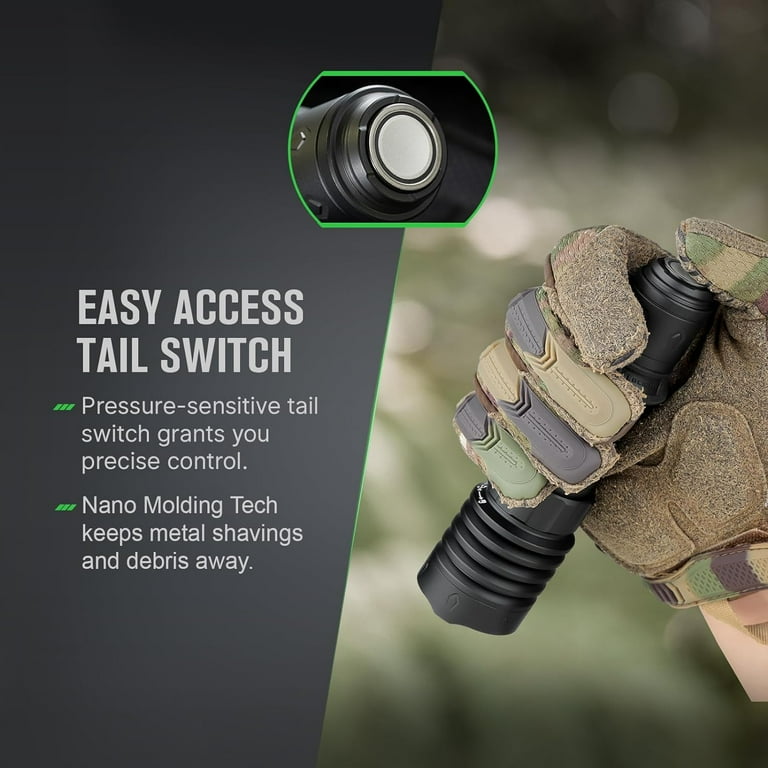 Olight Warrior X4 21700 2600 Lumens LED Flashlight, Matte Black