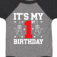 thumbnail image 4 of Inktastic It's My 1st Birthday Boxing Gloves Boys or Girls Baby Bodysuit, 4 of 5