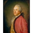 thumbnail image 2 of Jean Baptiste Perroneau 20x24 Black Ornate Framed Double Matted Museum Art Print Titled: Portrait of a Man (ca. Between 1761 and 1763), 2 of 5