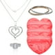 thumbnail image 3 of WORGEOUS 50 pcs bolsas de regalo de día de San Valentín bolsas de plástico con forma de corazón bolsas de golosinas de dulces, 3 of 8
