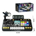 thumbnail image 3 of Interactive Kids DJ Mixer Toy for Early Music Education with Light Up Buttons Realistic Sound and Built In Microphone for Classroom and Home Play, 3 of 7