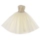 thumbnail image 1 of Ropa De Moda Vestido De Novia De Novia Vestido Para Muñeca De 12 Pulgadas Accs Beige Sunnimix vestido de novia de traje de muñeca, 1 of 8