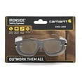 thumbnail image 5 of Carhartt Black/Tan Color Ironside Anti-Fog Antique Mirror Unisex Safety Glasses, 5 of 6