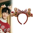 thumbnail image 4 of Cartoon Cute Minnie Ears Bow Christmas Gingerbread Exclusive Headbands, Fashion Hairbands Headwear for Women Girls, Kids Christmas Funny Gift, 4 of 12