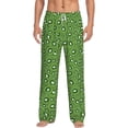 thumbnail image 2 of Lsque Kiwi Fruit Print Men's Pajama Pants, Lounge Pant - Comfortable Home Wear,Elastic Waistband, Stylish Design-Medium, 2 of 9