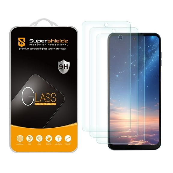 (3 Pack) Supershieldz Designed for Motorola Moto G Play (2025/ 2026) Tempered Glass Screen Protector, Anti Scratch, Bubble Free