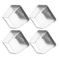 thumbnail image 6 of WRISTBIQUE Furniture Leg Protectors Transparent 4Pcs 1.2x1.2x1.2in, 6 of 11