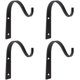 thumbnail image 1 of Paquete de 4, soporte para colgar plantas de 3 pulgadas, ganchos de pared de hierro, gancho decorativo para colgar macetas, linternas, tarros de albañil, comederos de pájaros, campanillas de, 1 of 5