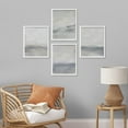 thumbnail image 3 of PixonSign Framed Wall Art Abstract Landscape Serene and Calming Aesthetic Illustrations Posters, Set of 4 Nature Wilderness Modern Art, Scenic Canvas Prints for Home Decor - 11"x14" White, 3 of 5