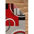 thumbnail image 5 of GLORY RUGS Area Rug Modern 5x7 Red Soft Hand Carved Contemporary Floor Carpet with Premium Fluffy Texture for Indoor Living Dining Room and Bedroom Area, 5 of 6