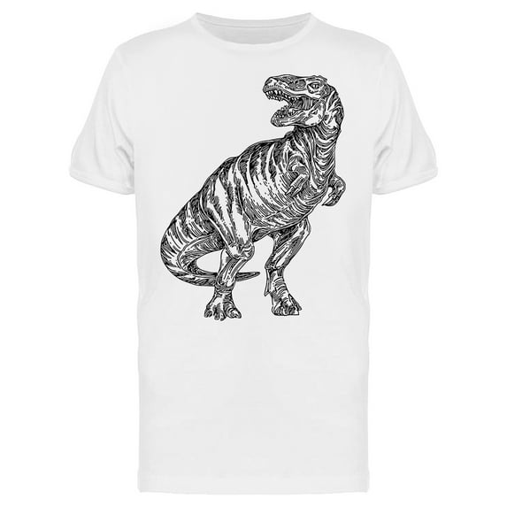 Tyrannosaurus Sketch Tee Men's -Image by Shutterstock