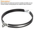 thumbnail image 3 of Unique Bargains 2Pack Split Ring Hanger Pipe Strap Rubber Cushion Pipe Support Fit for 9-13/16', 3 of 4