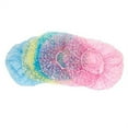 thumbnail image 4 of 24 Pcs Shower Caps, Waterproof Bath Caps Plastic Disposable Shower Caps Elastic Band Bath Hair Caps for Women Kids, 4 of 4