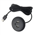 thumbnail image 4 of 4X Concentrador USB Tipo C con Orificio para Escritorio, Cargador USB, Divisor, 4 of 5
