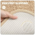 thumbnail image 6 of PABUBE Bathroom Rug Non-Slip Bathroom Mat 24"x36" Shag Bath Rugs w/1.6" Microfiber, Absorbent Bath Mat, Machine Washable, Beige, 6 of 9