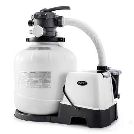 Intex Krystal Clear Sand Filter Pump & Saltwater Sanitation System