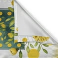thumbnail image 2 of Ambesonne Eat Drink Laugh Window Valance, Farmhouse Sunflower, 42" X 12", Mustard Pearl Grey Teal, 2 of 5