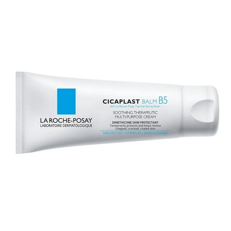 La Roche-Posay Cicaplast Balm B5, Soothing Therapeutic Multi Purpose Cream for Dry & Irritated Skin, Body and Hand Balm, Fragrance Free