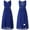 Royal Blue, variant on Kids Flower Girl Dress Sleeveless Beaded Princess Junior Bridesmaid Wedding Party Royal Blue 8