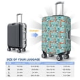 thumbnail image 4 of Yiaed Sea Lighthouse Print Travel Luggage Cover Suitcase Protector Fits 18-32 Inch Luggage Wheel Covers Patterned Elastic Luggage Anti-scratch（No luggage）-Large, 4 of 5