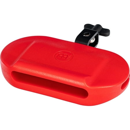 Meinl Percussion Block with Adjustable Mount, Low Pitch - NOT MADE IN CHINA - For Perc Rigs, Drum Set or Marching Band, TWO-YEAR WARRANTY (MPE4R)
