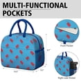 thumbnail image 6 of Lunch Bag Lunch Box for Women Reusable Insulated Lunch Bags,Water-Resistant Cute Red Frozen Ice Pop Cooler Lunch Tote Bag, Large Capacity for Work Travel Picnic, 6 of 6