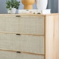 thumbnail image 4 of Powell Beelner 5-Drawer Chest, Natural Cane, 4 of 13