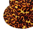 thumbnail image 4 of Odeerbi Hawaii Beach Hats for Boys Girls Bucket Hats for Sun Protection Fishermen Hat Leopard Basin Hat Sunshade Children Hat Seaside Sunscreen Baby Hat Yellow, 4 of 4