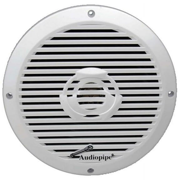 AudioPipe APSW-8032T 8 Inch 350 Watt 2 Way Coaxial Marine Speaker, White