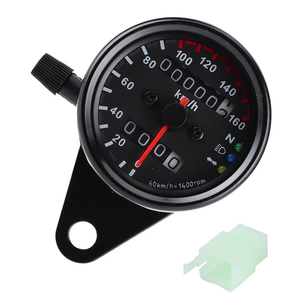 Odómetro de motocicleta 1 pieza Odómetro universal para motocicleta Velocímetro Indicador Señal Pantalla digital dual KM/H ANGGREK Otros