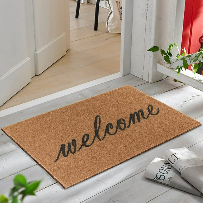 Funny Coir Please Go Away Unless You Have A Package from  Doormat  Front Door Mat Entryway Outdoor Mat with Heavy Duty Front Porch Welcome  Mats