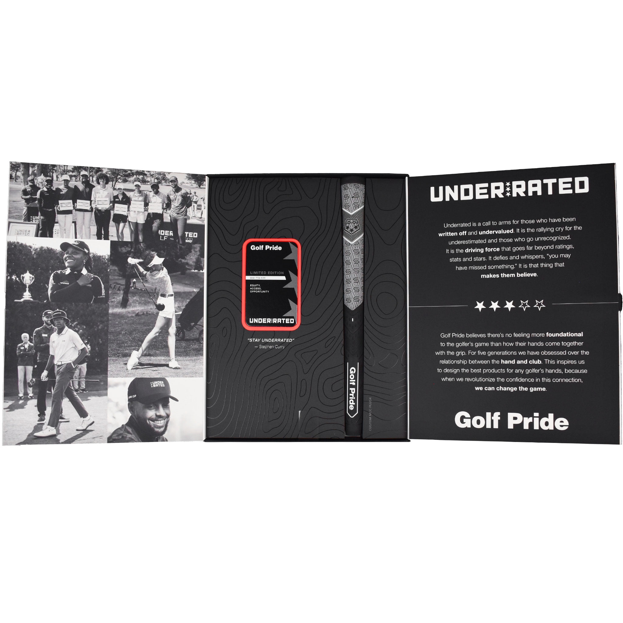 Golf Pride Limited Edition Steph Curry Underrated MCC (14) Grip Kit