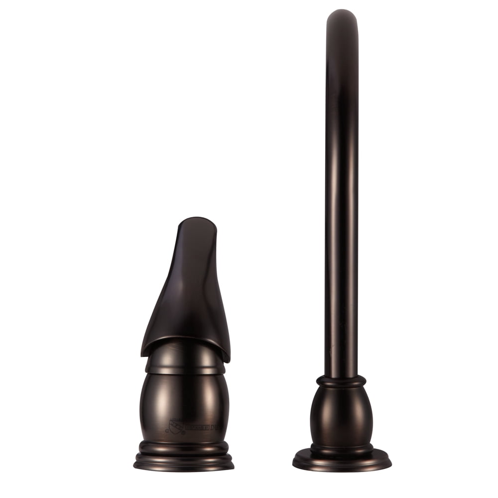 Dura Faucet Gooseneck Kitchen Faucet with Matching Side Sprayer for RVs - Venetian Bronze