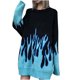 thumbnail image 2 of Pntutb Mujer Sólido Jersey de Punto Manga Larga Bottoming tops Suéter Camiseta Blusa Pntutb Pntutb-3497, 2 of 7