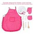 thumbnail image 4 of Juego de chef para niños, juego de chef para niños, juguetes para hornear DIY para niños, traje para hornear DIY, funcionalidad versátil, 4 of 9