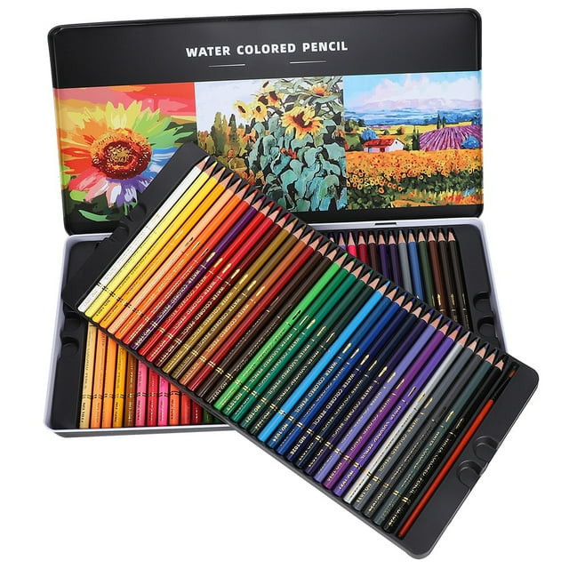 Painting Colored Pencils,WaterColor Pencils Set 72 Art Student Colored Pencils Professional Colored Pencils Masterfully Created