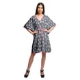thumbnail image 4 of Moomaya Robe Courte de Caftan de Plage, Robe de Couverture Imprimée, Kaftan pour Femmes, Tenue de Plage, Couverture, 4 of 4