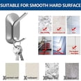 thumbnail image 5 of Ganchos adhesivos para toallas de alta resistencia, se pegan en el soporte para toallas, perchas de pared, ganchos adhesivos impermeables de acero inoxidable para colgar en el baño, cocina,, 5 of 5